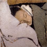 Edouard Vuillard Sleeping woman France oil painting artist